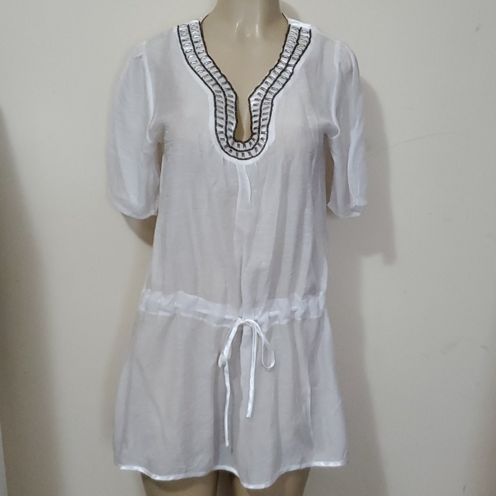 HESSI Sleeve Swimsuit Cover Up Sz L